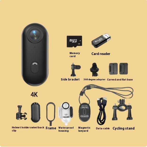 Mini 4K Hands-Free Action Camera