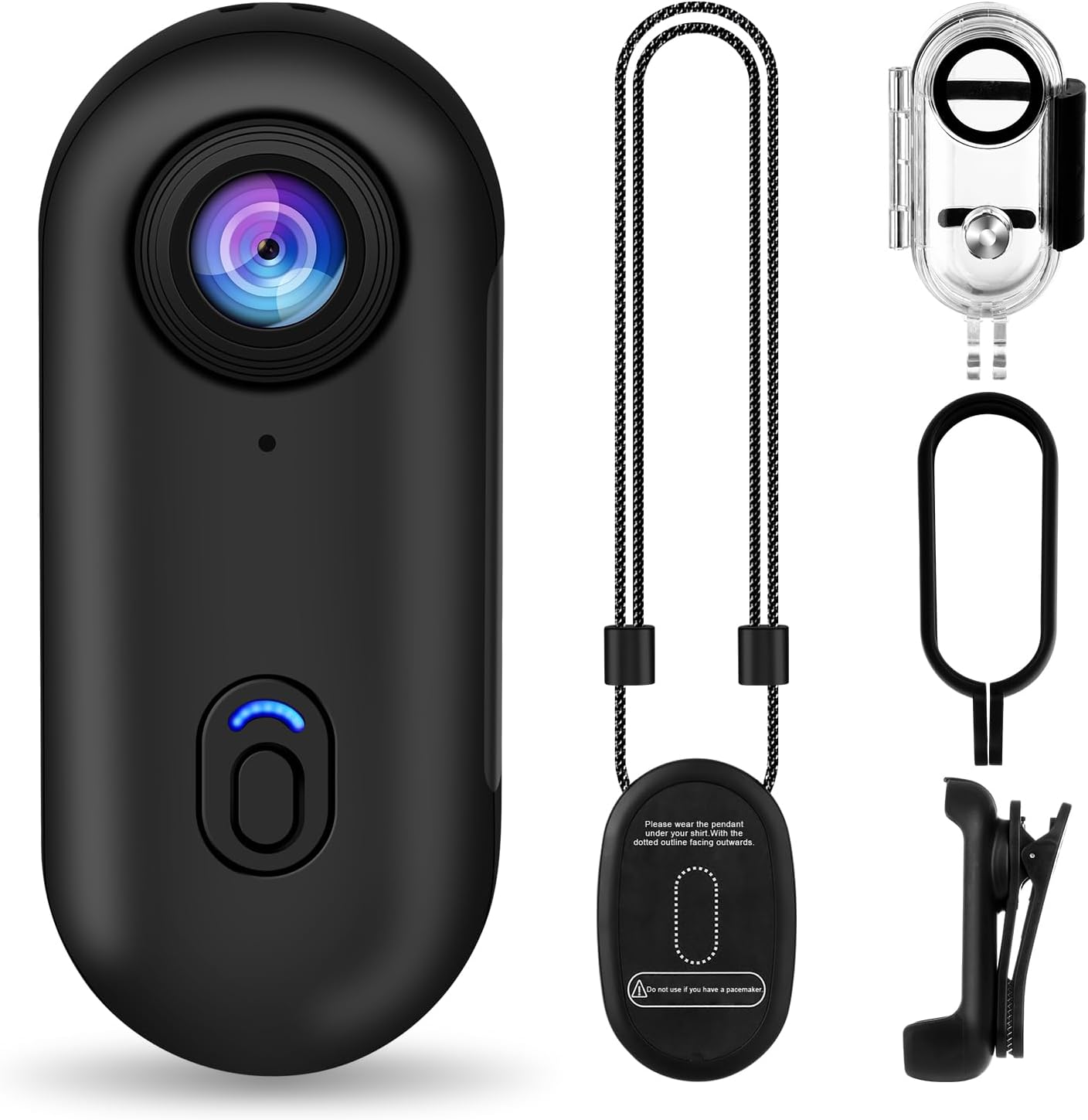 Mini 4K Hands-Free Action Camera
